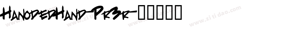 HanodedHand-Pr3r字体转换