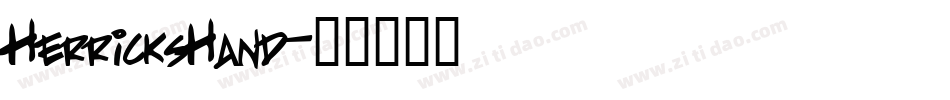 HerricksHand字体转换
