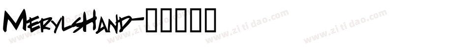 MerylsHand字体转换