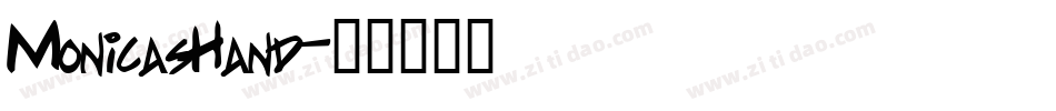 MonicasHand字体转换