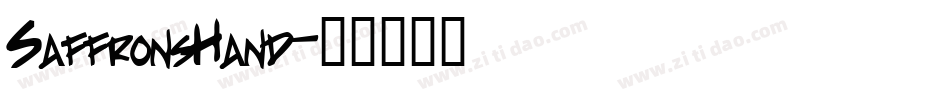 SaffronsHand字体转换
