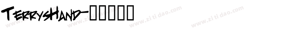 TerrysHand字体转换