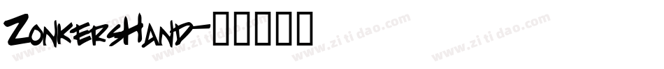 ZonkersHand字体转换