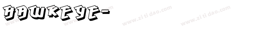Hawkeye字体转换
