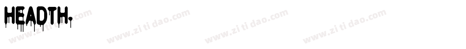 HEADTH字体转换