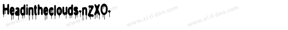 Headintheclouds-nZXO字体转换