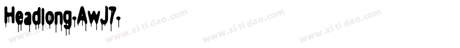 Headlong-AwJ7字体转换