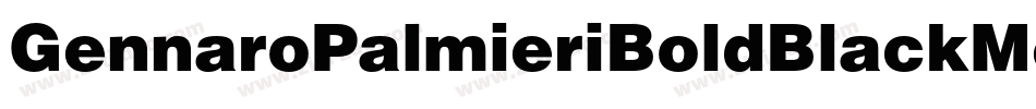 GennaroPalmieriBoldBlackMedium-qpw0字体转换 GennaroPalmieriBoldBlackMedium-qpw0字体转换