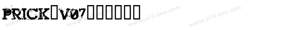 Prick-v07字体转换