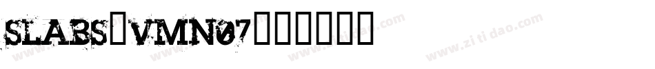 Slabs-vmn07字体转换