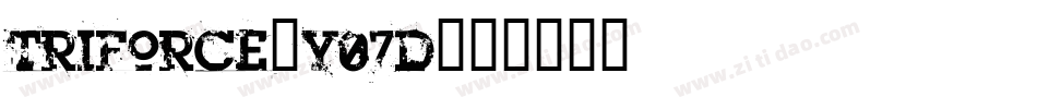 Triforce-y07d字体转换