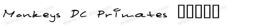 Monkeys-DC-Primates字体转换