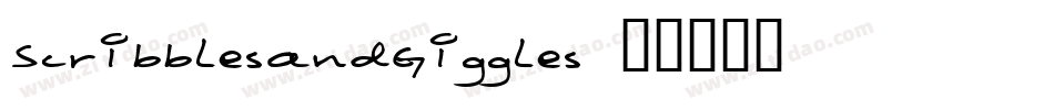 ScribblesandGiggles字体转换