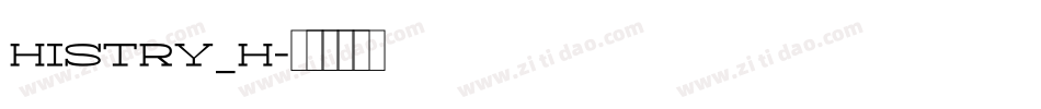 histry_h字体转换