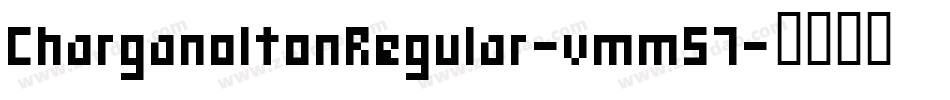 CharganoltonRegular-vmm57字体转换
