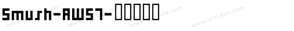 Smush-AW57字体转换