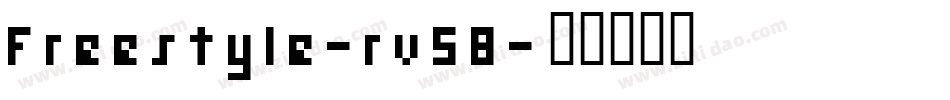 Freestyle-rv58字体转换
