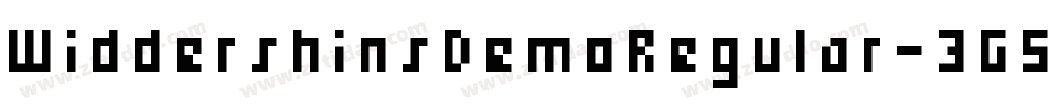 WiddershinsDemoRegular-3G58字体转换