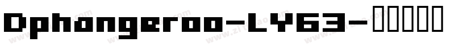 Dphangeroo-LY63字体转换