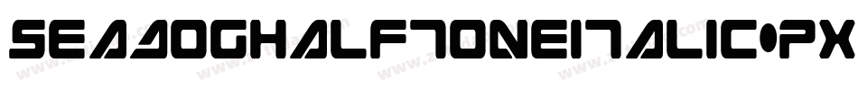SeaDogHalftoneItalic-pXgy字体转换