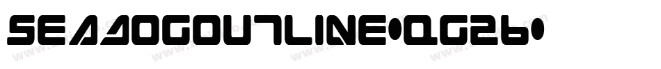 SeaDogOutline-qg26字体转换