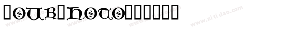 HourPhoto字体转换
