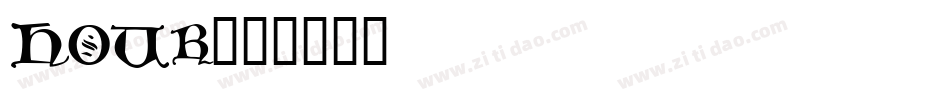 hour字体转换