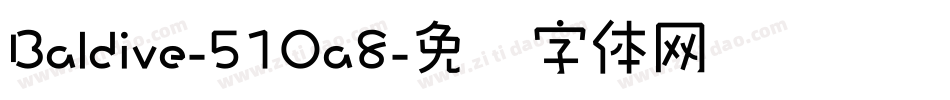 Baldive-51Oa8字体转换