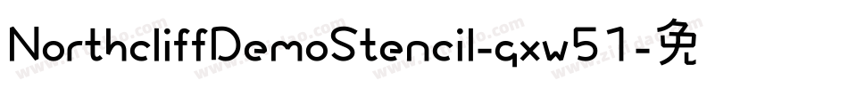 NorthcliffDemoStencil-gxw51字体转换