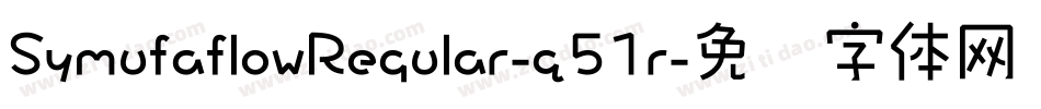 SymufaflowRegular-q51r字体转换