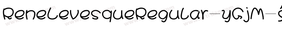 ReneLevesqueRegular-yGjM字体转换