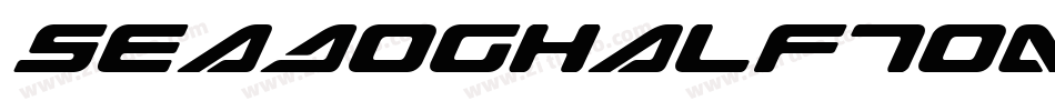 SeaDogHalftoneItalic-pXgy字体转换