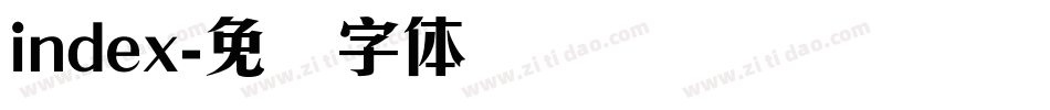 index字体转换