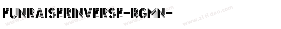 FunRaiserInverse-Bgmn字体转换