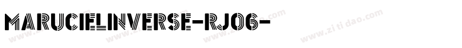 MarucielInverse-Rj06字体转换
