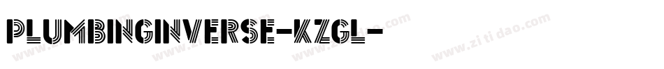 PlumbingInverse-KzGl字体转换