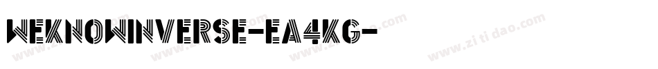WeknowInverse-Ea4Kg字体转换