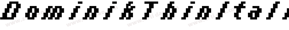 DominikThinItalic-Od66字体转换