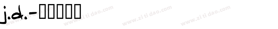j.d.字体转换