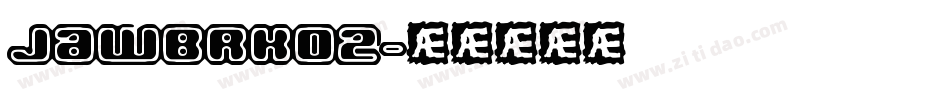 jawbrko2字体转换