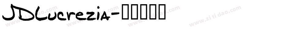 JDLucrezia字体转换
