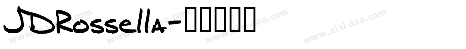 JDRossella字体转换