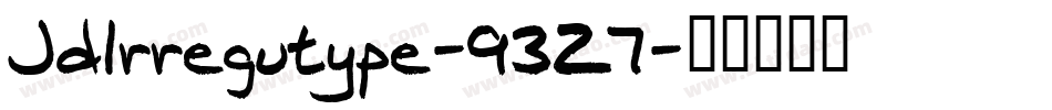 JdIrregutype-93Z7字体转换