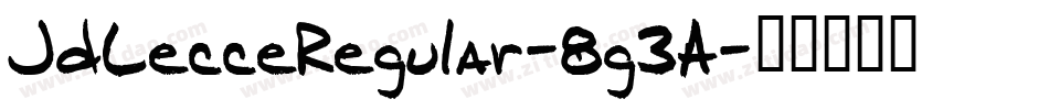 JdLecceRegular-8g3A字体转换