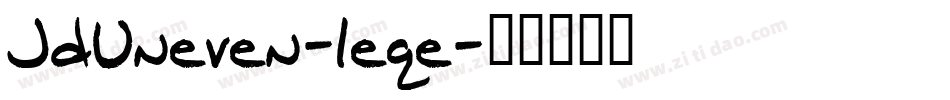JdUneven-leqe字体转换