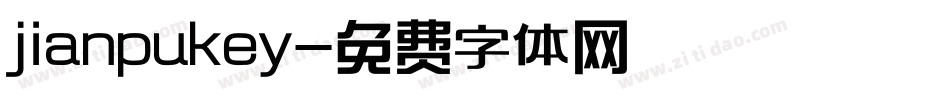 jianpukey字体转换