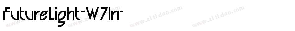 FutureLight-W7ln字体转换