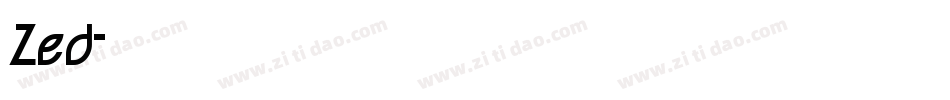 Zed字体转换