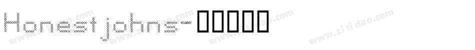 Honestjohns字体转换