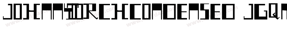 JohnnyTorchCondensed-jgqM字体转换